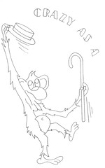 Crazy as a monkey