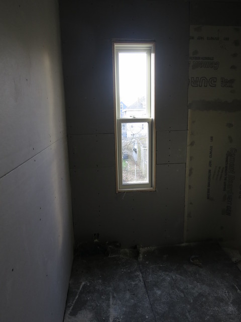 blueboard in bathroom 2