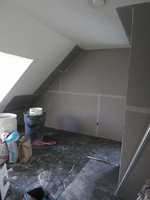 blue board in boys room